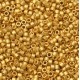 Miyuki delica beads 11/0 - Plated matte gold 24kt DB-331